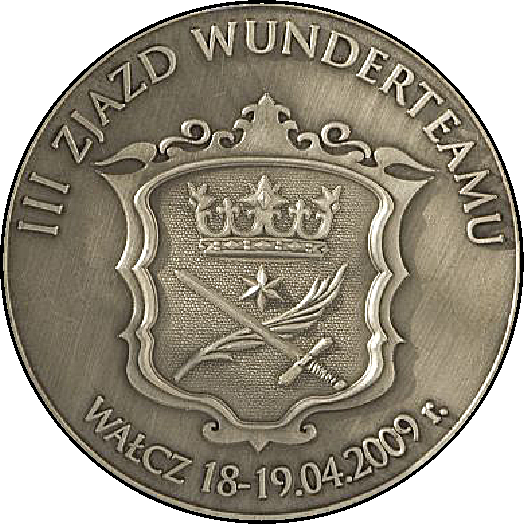 Medal wyprodukowany na zamówienie Wunderteamu