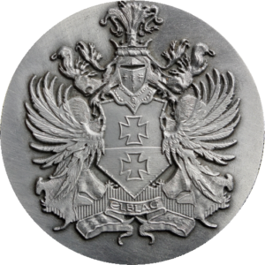 Medal z herbem wyprodukowany na specjalną okoliczność