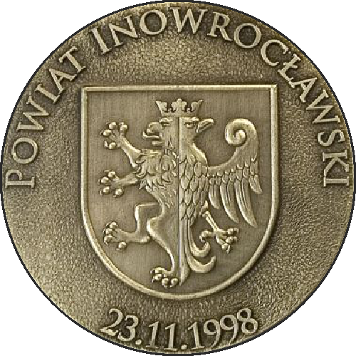 Medal na zamówienie powiatu inowrocławskiego