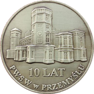Medal okolicznościowy wyprodukowany na zlecenie miasta Przemyśl
