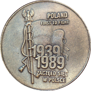 Medal okolicznościowy 1939-1989
