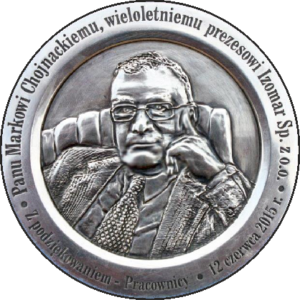 Medal okolicznościowy prezesa spólki